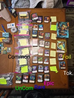 World of Warcraft TCG HUGE Card Lot - Epics, Rares, Foils + Battle of the Aspect - Image 1