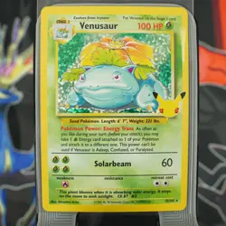 Venusaur 15/102 - HOLO Secret Rare Pokemon Celebrations Classic Collection Card - Image 1