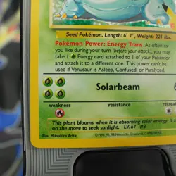 Venusaur 15/102 - HOLO Secret Rare Pokemon Celebrations Classic Collection Card - Image 5