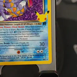 Dark Gyarados 8/82 Holo Celebrations 25th Anniversary Pokemon Card NM/M - Image 4