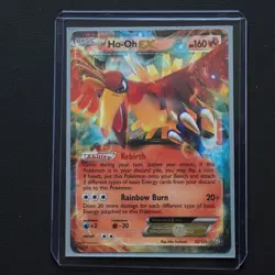 NM Ho-Oh EX 22/124 Ultra Rare Dragons Exalted Pokemon Card - Image 2