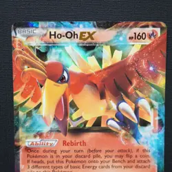 NM Ho-Oh EX 22/124 Ultra Rare Dragons Exalted Pokemon Card - Image 3