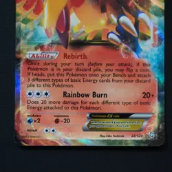 NM Ho-Oh EX 22/124 Ultra Rare Dragons Exalted Pokemon Card - Image 4