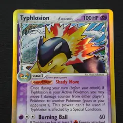 Typhlosion Delta Species 12/101 Pokemon TCG Holo Foil Rare Card NM - Image 2