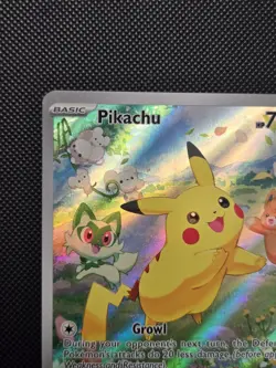 NM Pikachu 088 Sv: Scarlet & Violet Promo Cards Holo Ultra Rare Pokemon Card - Image 2