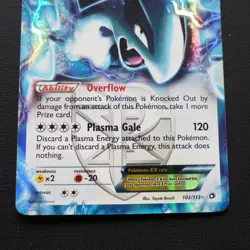LP Pokemon TCG Lugia EX 102/113 Legendary Treasures Ultra Rare Card - Image 3