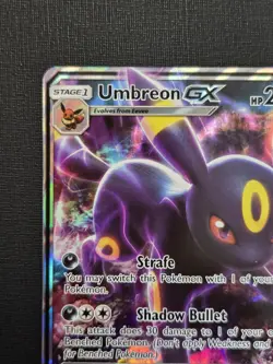 NM Pokemon Umbreon GX Card 80/149 Sun & Moon Base Set Ultra Rare SM Holo - Image 2