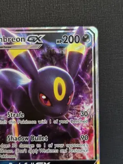 NM Pokemon Umbreon GX Card 80/149 Sun & Moon Base Set Ultra Rare SM Holo - Image 3