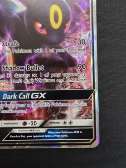 NM Pokemon Umbreon GX Card 80/149 Sun & Moon Base Set Ultra Rare SM Holo - Image 4