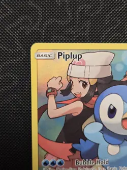 NM Pokemon TCG Piplup Holo Secret Rare Card Sun & Moon Cosmic Eclipse 239/236 - Image 2