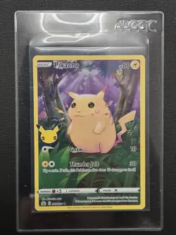 Pikachu 005/025 Celebrations Holo 25th Anniversary NM Pokemon Card - Image 1