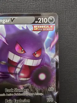 Pokemon TCG Fusion Strike Gengar v Holo Ultra Rare Card 156/264 NM/Mint - Image 3