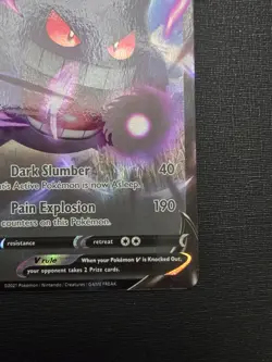 Pokemon TCG Fusion Strike Gengar v Holo Ultra Rare Card 156/264 NM/Mint - Image 4