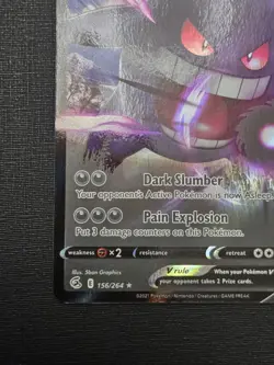 Pokemon TCG Fusion Strike Gengar v Holo Ultra Rare Card 156/264 NM/Mint - Image 5