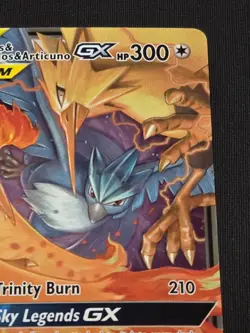 NM Pokemon Card - Moltres & Zapdos & Articuno GX Hidden Fates 44/68 Ultra Rare - Image 3