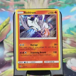 Reshiram 14/73 Holo Rare Shining Legends Pokemon Card NM/M - Image 1