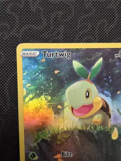 Turtwig GG31/GG70 Ultra Rare Crown Zenith Galarian Gallery Full Art Pokemon Card - Image 2