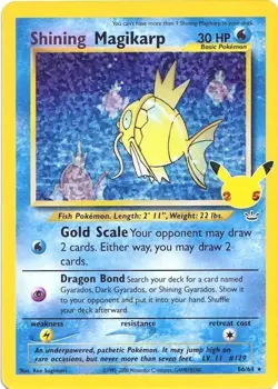 Shining Magikarp - 66/64 - Pokemon Celebrations Classic Collection Holo Rare NM - Image 1