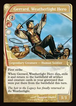 Near Mint x 1 Gerrard, Weatherlight Hero - Foil Mystery Booster 2 - Image 1