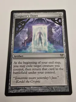 MTG Conjurer's Closet Avacyn Restored Artifact Rare Regular Colorless 2012 - Image 1