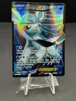 TCG Pokemon English XY Glaceon EX (Full Art) 116/124 Fates Collide Holo - Image 1