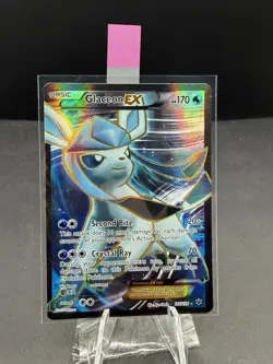 TCG Pokemon English XY Glaceon EX (Full Art) 116/124 Fates Collide Holo - Image 3