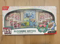 Pokemon TCG Scarlet and Violet 151 Blooming Waters Premium Collection (12 Packs) - Image 1