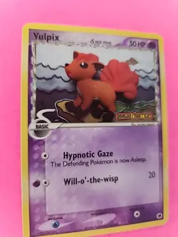 Vulpix Reverse Holo Ex Dragon Frontiers Pokemon Card WOTC NM - Image 2