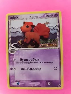 Vulpix Reverse Holo Ex Dragon Frontiers Pokemon Card WOTC NM - Image 3