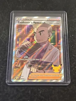 Pokemon TCG Professors Research Professor Oak #024/025 Celebrations Holo - NM - Image 1