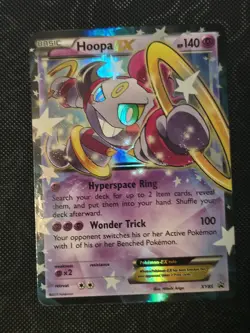 Pokemon Hoopa EX XY85 Black Star Promo Holo NM - Image 1