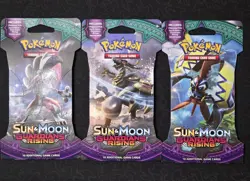Pokemon TCG Sun and Moon Guardians Rising Three (3) Sleeved Booster Packs - Image 1