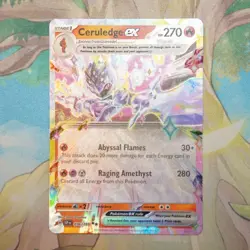 Pokemon Ceruledge EX Surging Sparks 036/191 Double Rare Near Mint - Image 1