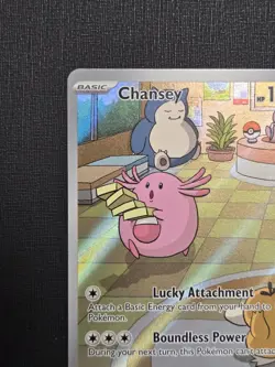 Pokemon TCG Twilight Masquerade Chansey Illustration Rare Full Art 187/167 - Image 2