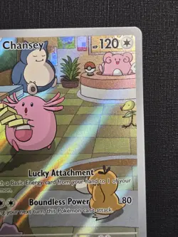 Pokemon TCG Twilight Masquerade Chansey Illustration Rare Full Art 187/167 - Image 3