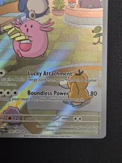 Pokemon TCG Twilight Masquerade Chansey Illustration Rare Full Art 187/167 - Image 4