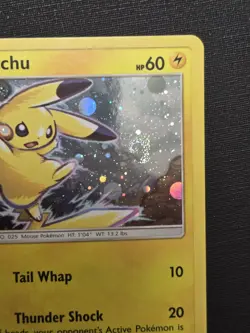 Pikachu Holo Swirl Pokemon Sun & Moon Black Star Promo #SM98 - Image 3