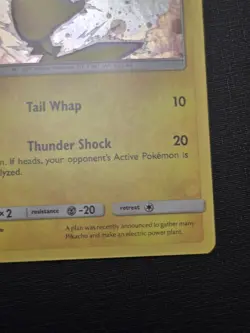 Pikachu Holo Swirl Pokemon Sun & Moon Black Star Promo #SM98 - Image 4