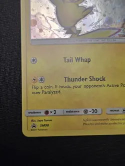 Pikachu Holo Swirl Pokemon Sun & Moon Black Star Promo #SM98 - Image 5