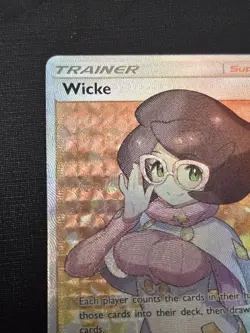 Pokemon Wicke 147/147 Burning Shadows Ultra Rare Full Art Holo MP - Image 2