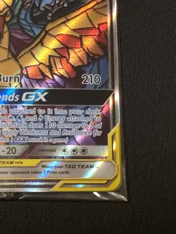 Pokemon Moltres Zapdos & Articuno GX SM210 Stained Glass Promo Sealed - Image 4