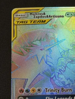 Moltres Zapdos Articuno Tag Team GX 69/68 Pokemon Hidden Fates NM - Image 2