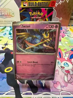 Pokemon Zacian Sealed Build And Battle Prerelease Deck Phantasmal Flames - Image 3