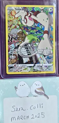 Pokemon Card Smeargle TG10/TG30 Silver Tempest Trainer Gallery Holo Rare TCG - Image 1