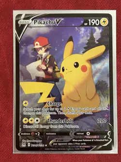 Pikachu V TG16/TG30 Pokemon TCG Lost Origin Trainer Gallery NM - Image 1