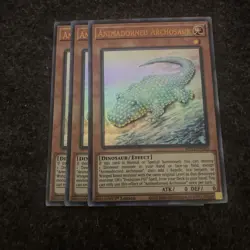 Yu-gi-oh! TCG 3x Animadorned Archosaur MP21-EN062 ULTRA YUGIOH! DINOSAUR NM - Image 1