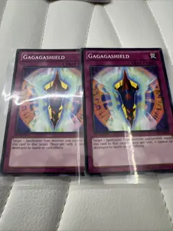 2x Gagagashield - ZTIN-EN005 - Ultra Rare - 1st Edition x1 - Lightly Played - Image 1