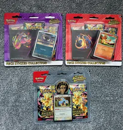 Pokemon TCG Mega Evolution Ascended Heroes tech sticker blister pack collection - Image 1