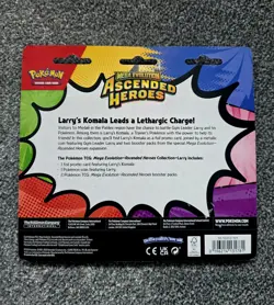 Pokemon TCG Mega Evolution Ascended Heroes tech sticker blister pack collection - Image 3