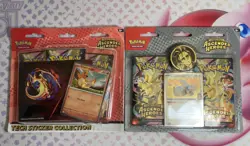 Pokemon TCG Ascended Heroes Tech Sticker Collection & 2 Pack Blister - Image 1